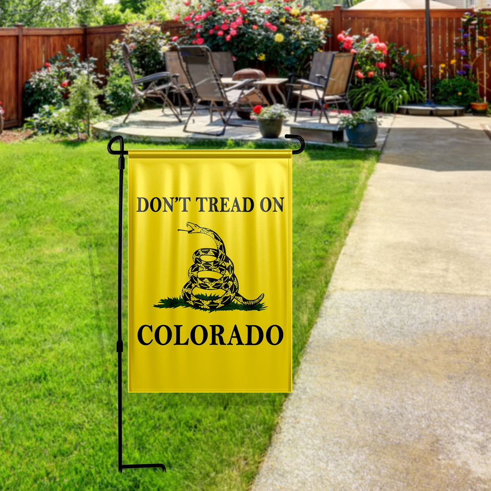 Don't Tread On Colorado Yard Flag- Limited Edition Garden Flag