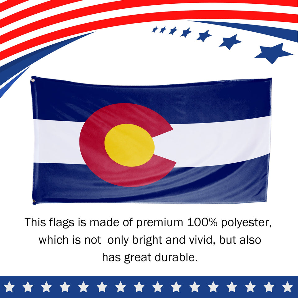 Colorado State Flag 3 x 5 Feet