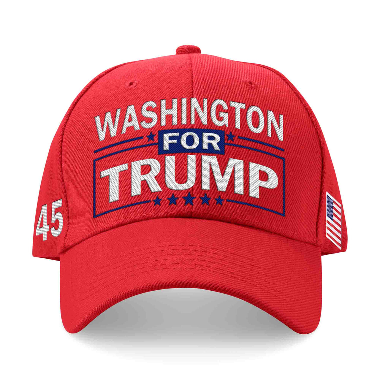 Washington Embroidered Red Hat