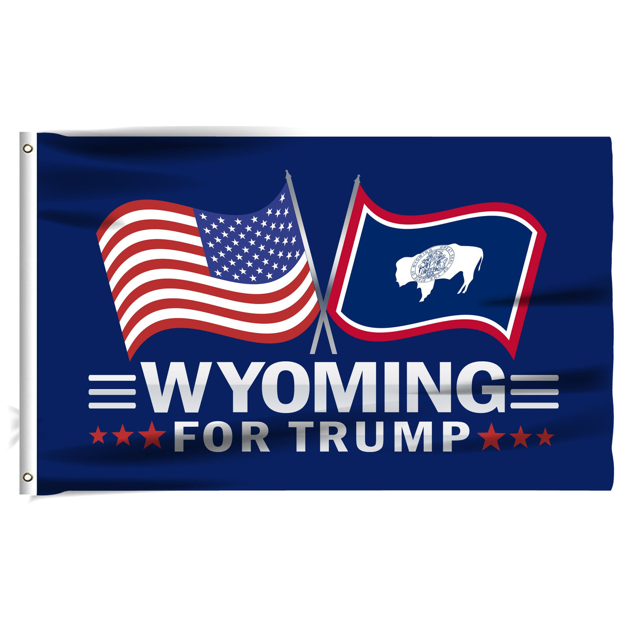 Wyoming 3 x 5 Flag – Dual Flags