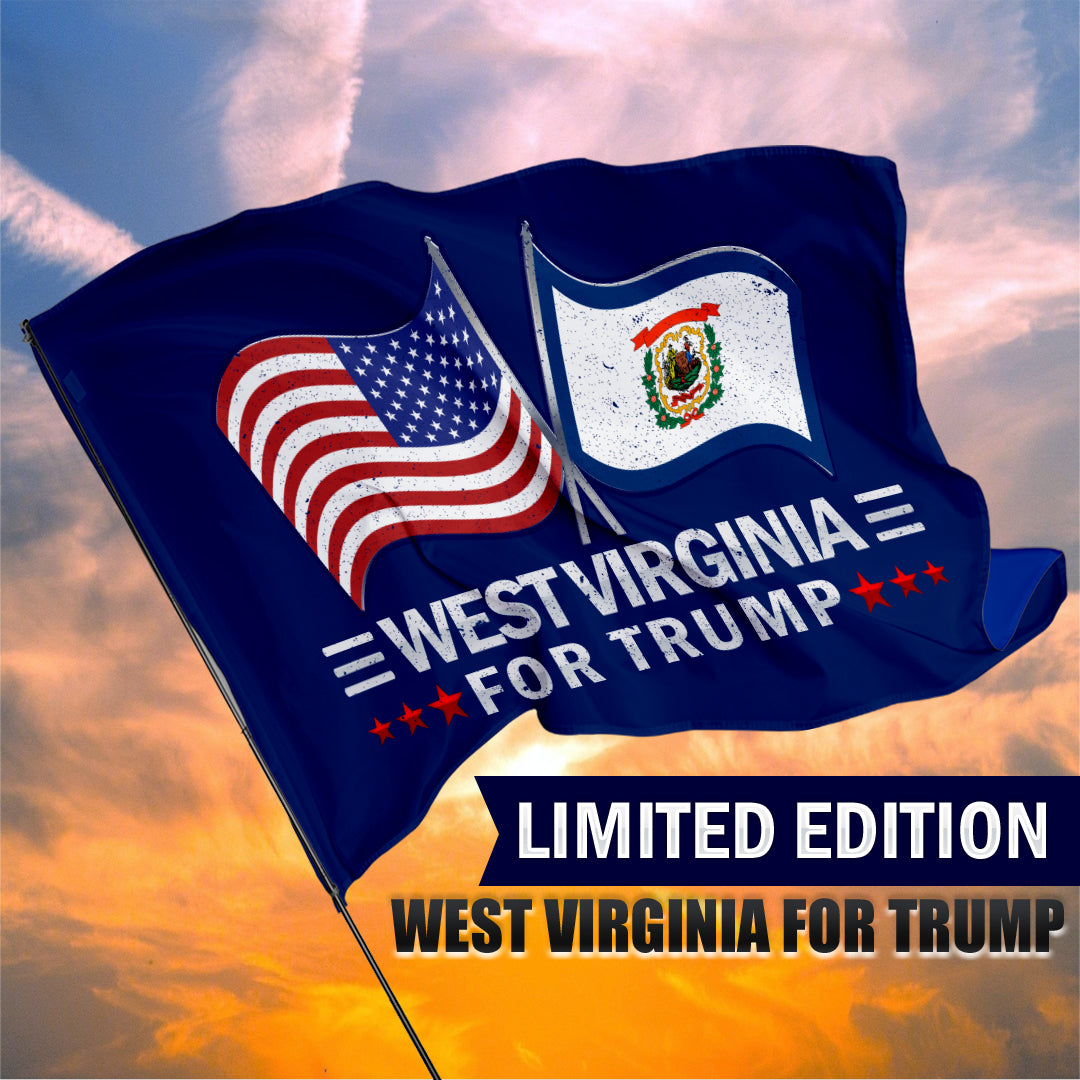 West Virginia 3 x 5 Flag – Dual Flags