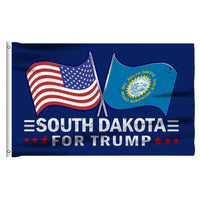 South Dakota 3 x 5 Flag – Dual Flags