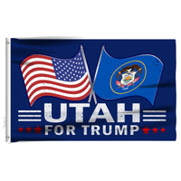 Utah 3 x 5 Flag – Dual Flags