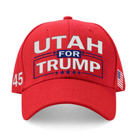 Utah Embroidered Red Hat