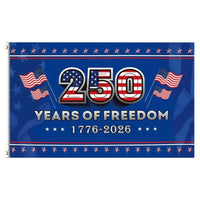 250 Years of Freedom Flag (Blue) – 3x5 ft, 1776–2026
