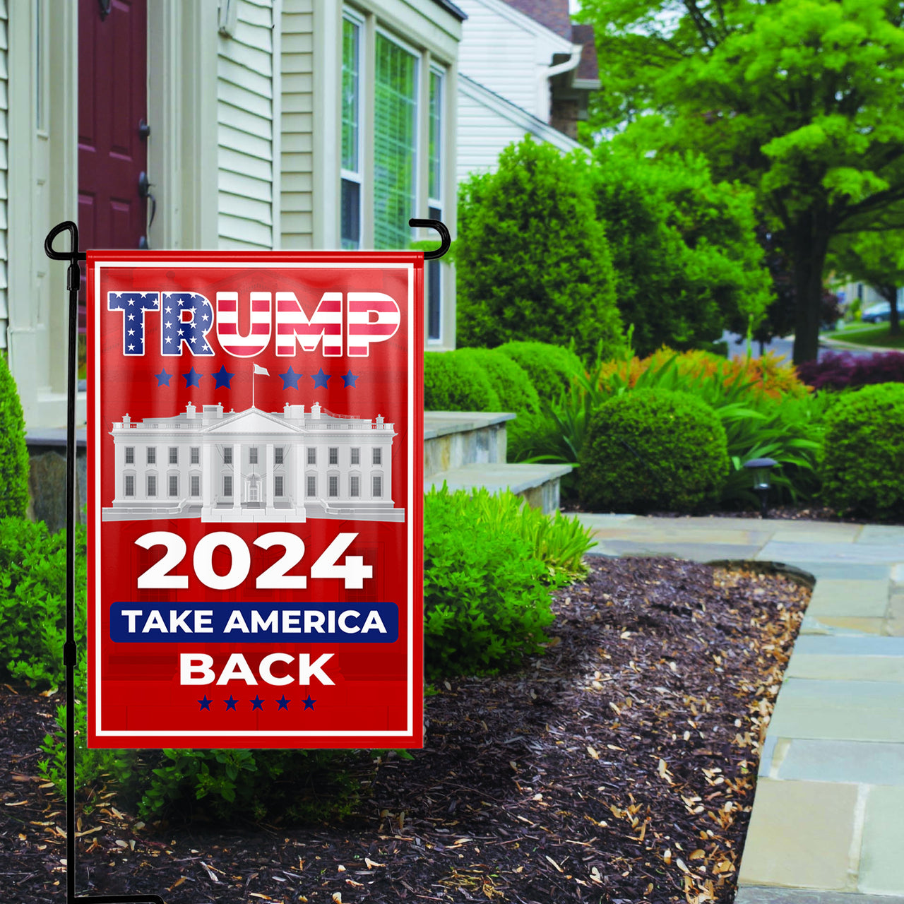 Take America Back White House Yard Flag
