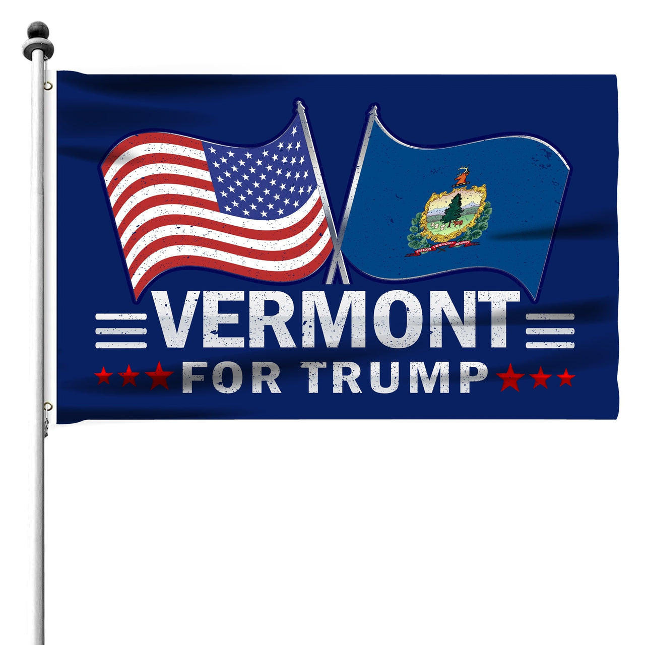 Vermont 3 x 5 Flag – Dual Flags