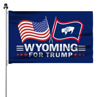 Wyoming 3 x 5 Flag – Dual Flags