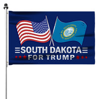 South Dakota 3 x 5 Flag – Dual Flags