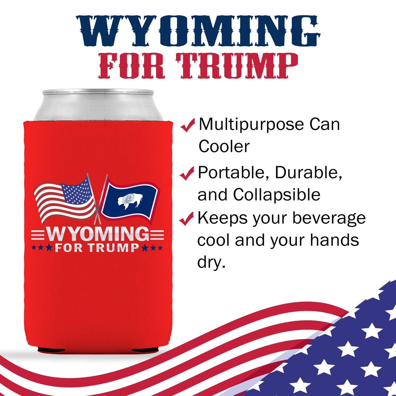 Wyoming Can Cooler 6 Pack
