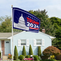Trump 2024 Take America Back Capitol Building 3x5 Flag