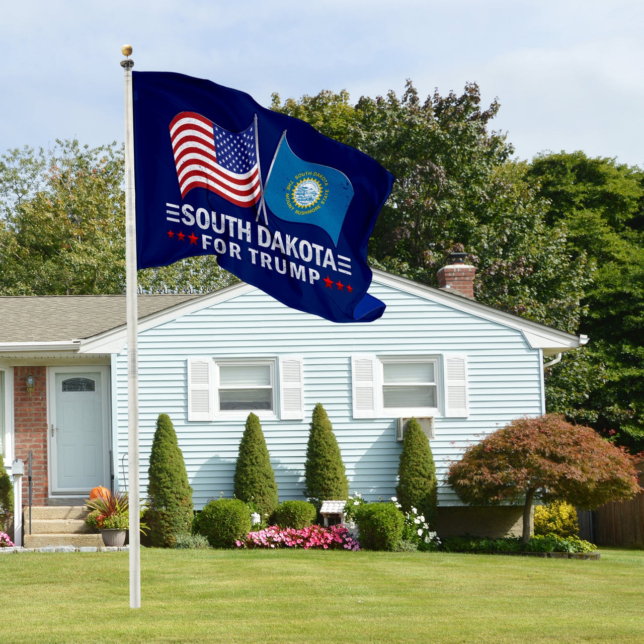 South Dakota 3 x 5 Flag – Dual Flags
