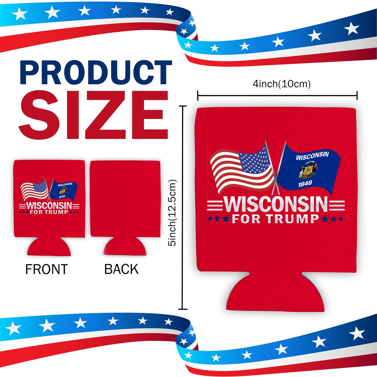 Wisconsin Can Cooler 6 Pack