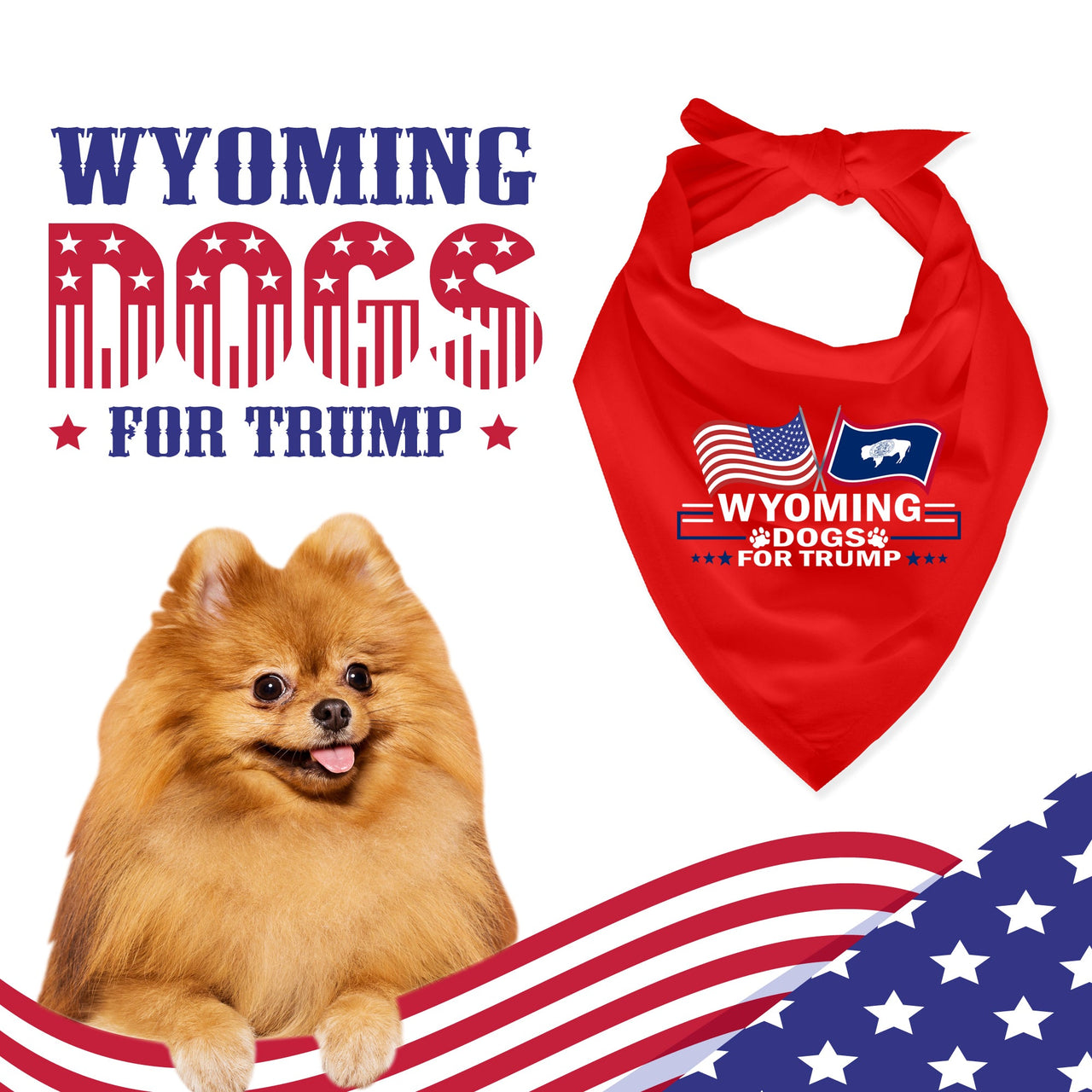 Wyoming Dog Bandana