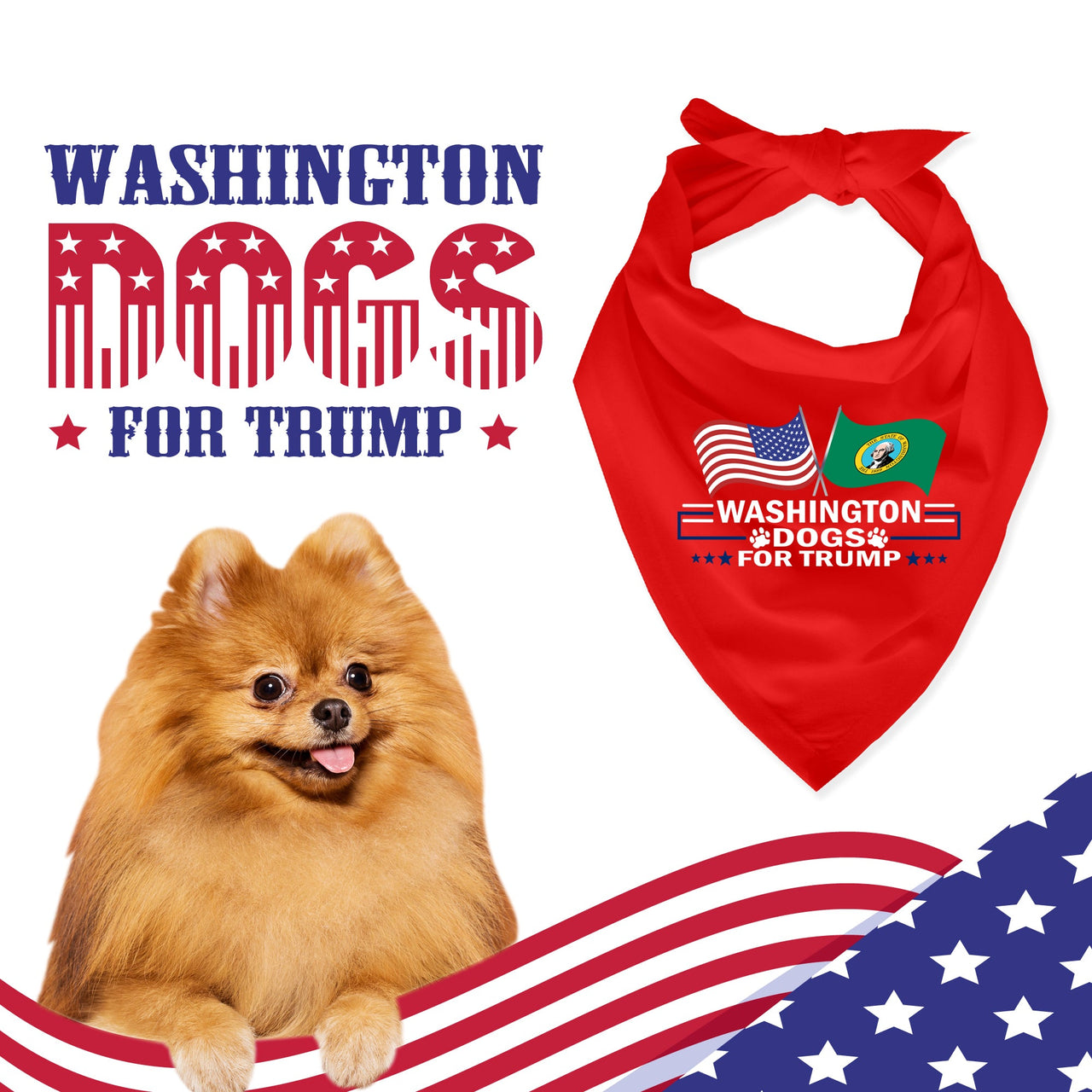 Washington Dog Bandana