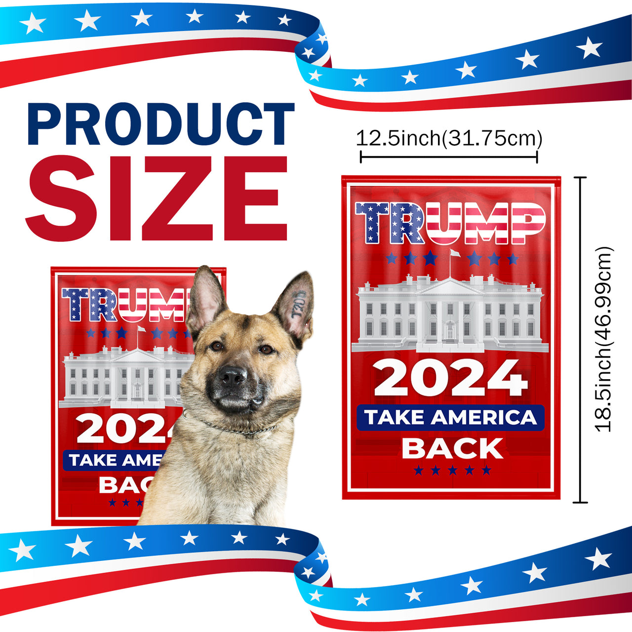 Take America Back White House Yard Flag