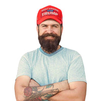 West Virginia Embroidered Red Hat