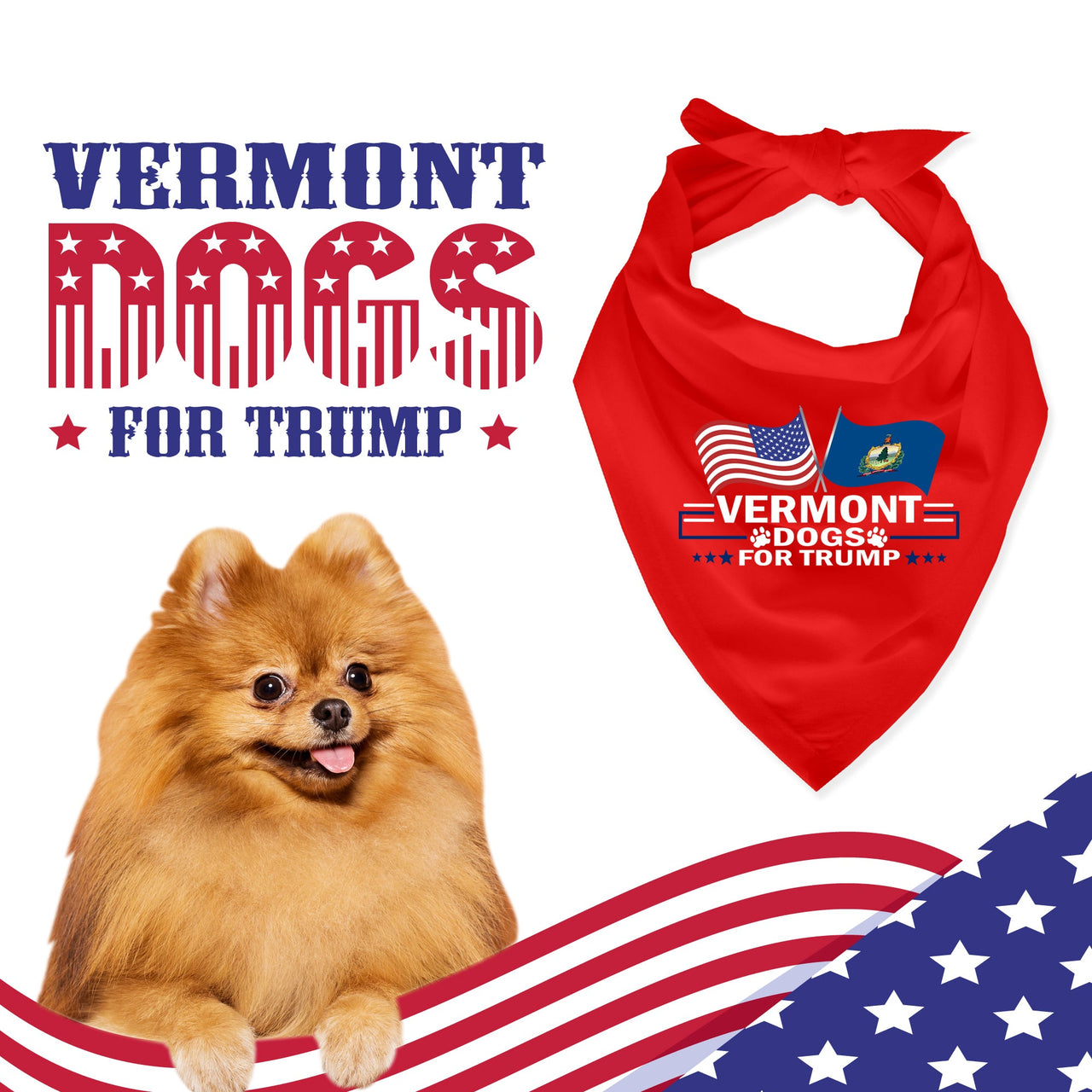 Vermont Dog Bandana