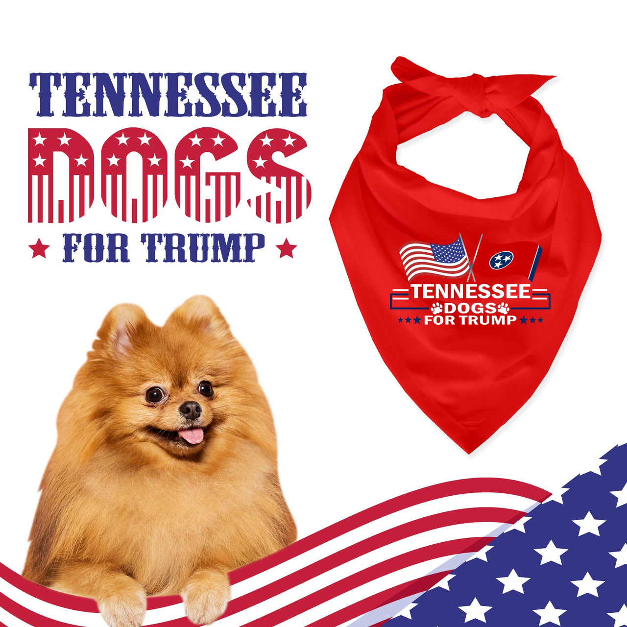 Tennessee Dog Bandana
