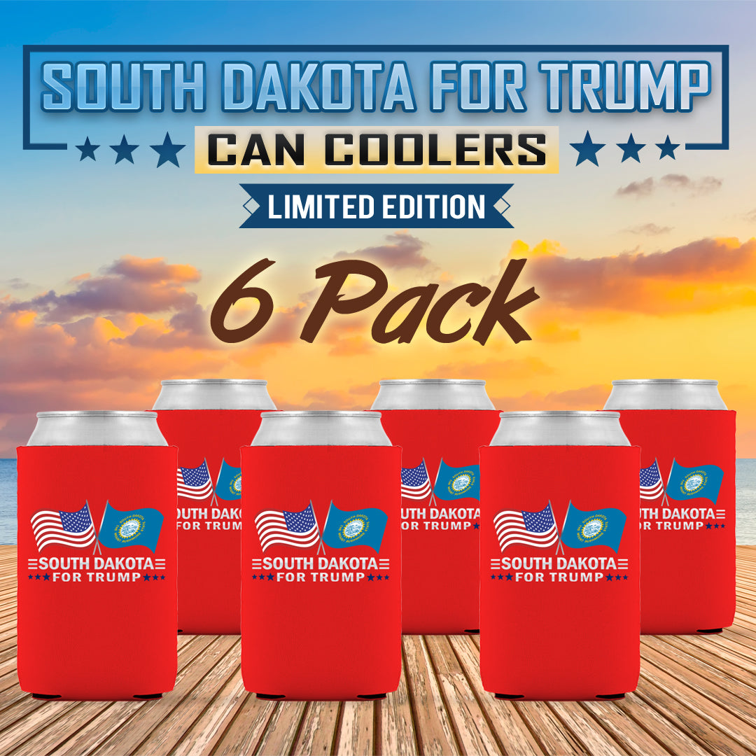 South Dakota Can Cooler 6 Pack