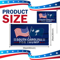 South Carolina 3 x 5 Flag – Dual Flags