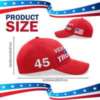 Vermont Embroidered Red Hat