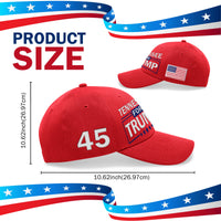 Tennessee Embroidered Red Hat