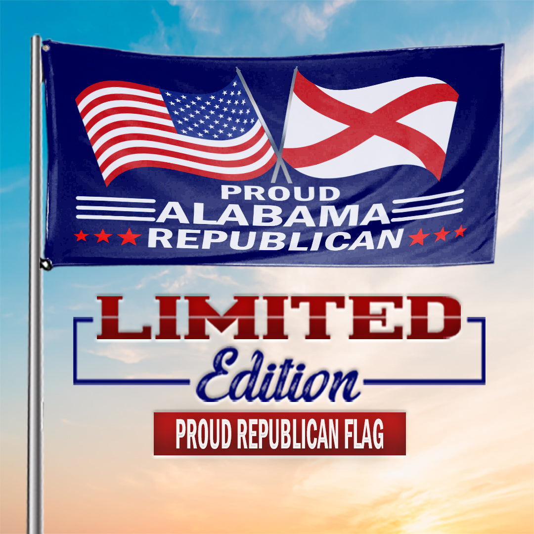 Proud Alabama Republican limited edition flag