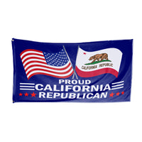 Proud California Republican 3x5 flag
