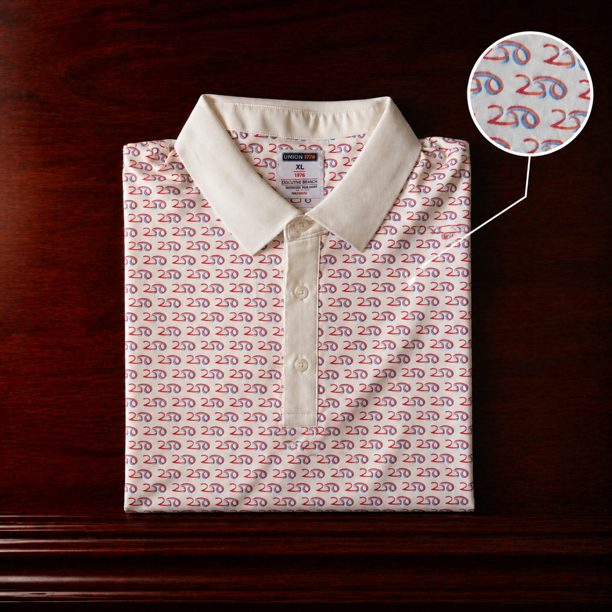 America 250th Anniversary Polo Shirt – Patriotic 1776–2026 USA Golf Polo