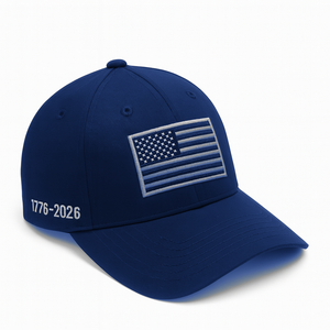 America 250th Anniversary Hat – Navy American Flag Baseball Cap 1776 - 2026 (Exclusive)