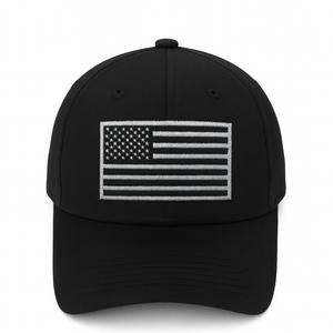 America 250th Anniversary Hat – Black & White American Flag Baseball Cap 1776 - 2026 (Exclusive)