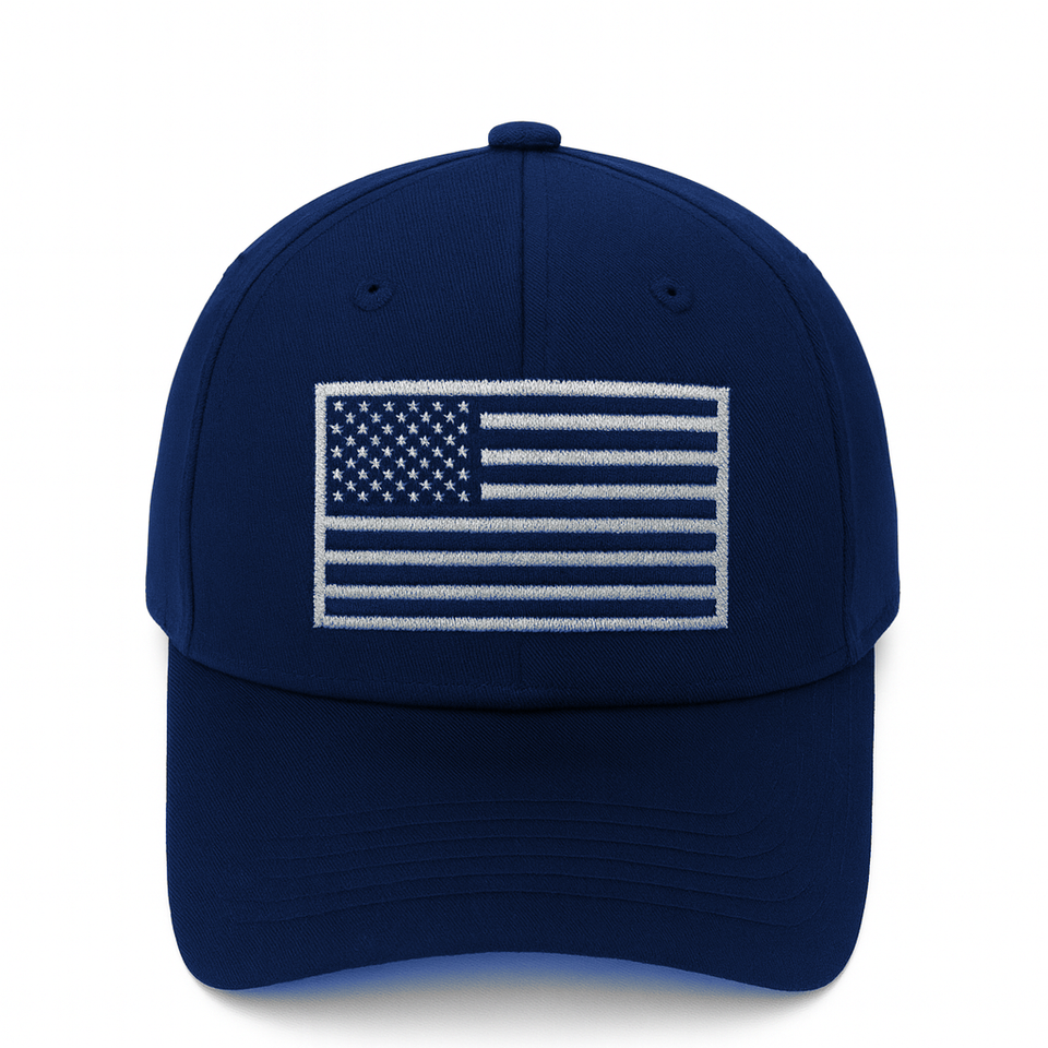 America 250th Anniversary Hat – Navy American Flag Baseball Cap 1776 - 2026 (Exclusive)