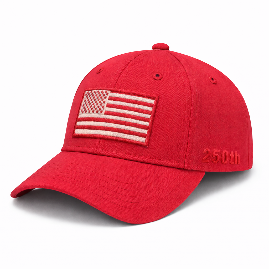 America 250th Anniversary Hat – American Flag Baseball Cap 1776 - 2026 (Exclusive)