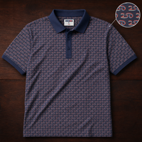 America 250th Anniversary Polo Shirt – Patriotic 1776–2026 USA Golf Polo - Navy