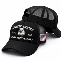 United States 250th Anniversary Eagle Baseball Hat – 1776–2026 Patriotic Mesh Cap