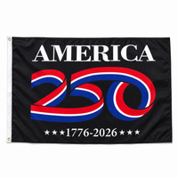 America 250 Flag 2026 - 3x5 ft Semi quincentennial Celebration Banner