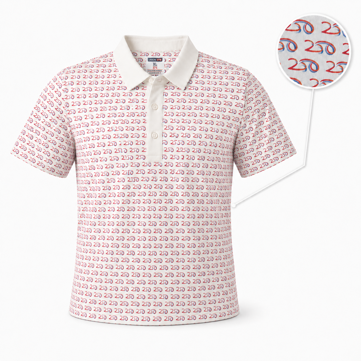 America 250th Anniversary Polo Shirt – Patriotic 1776–2026 USA Golf Polo