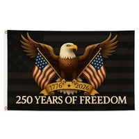 250 Years of Freedom – 3x5 ft American Eagle Patriotic Flag (1776-2026) 250th Anniversary