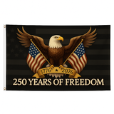 250 Years of Freedom – 3x5 ft American Eagle Patriotic Flag (1776-2026) 250th Anniversary