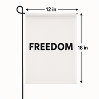 FREEDOM Yard Flag - Freedom Garden Flag (12