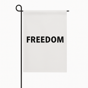 FREEDOM Yard Flag - Freedom Garden Flag (12" x 18") — Patriotic Remembrance Yard Banner