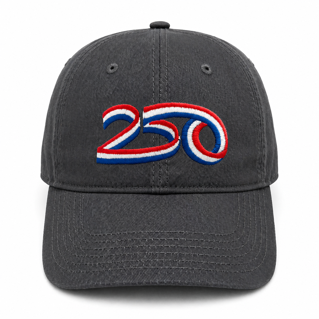 America 250th Birthday Hat | 1776–2026 Embroidered White Cap