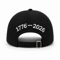 America 250th Birthday Hat | 1776–2026 Embroidered White Cap