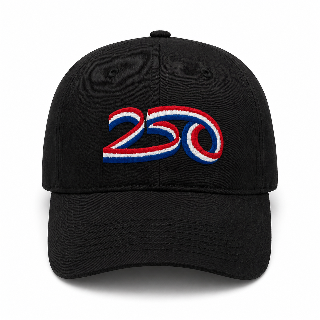 America 250th Birthday Hat | 1776–2026 Embroidered White Cap