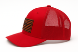 45 47 Presidential Flag Red Mesh Snapback