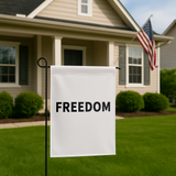 FREEDOM Yard Flag - Freedom Garden Flag (12" x 18") — Patriotic Remembrance Yard Banner