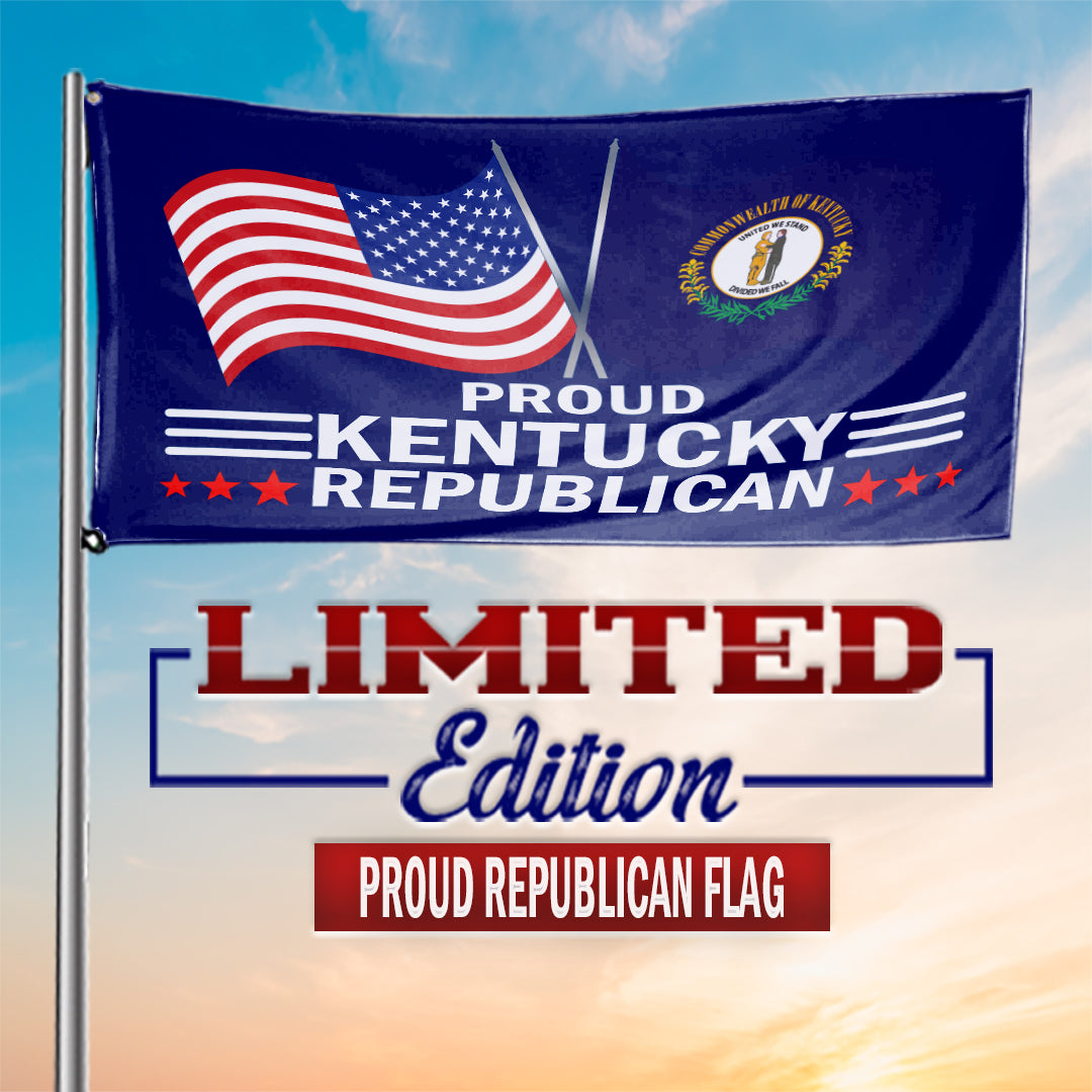 Proud Kentucky Republican limited edition flag