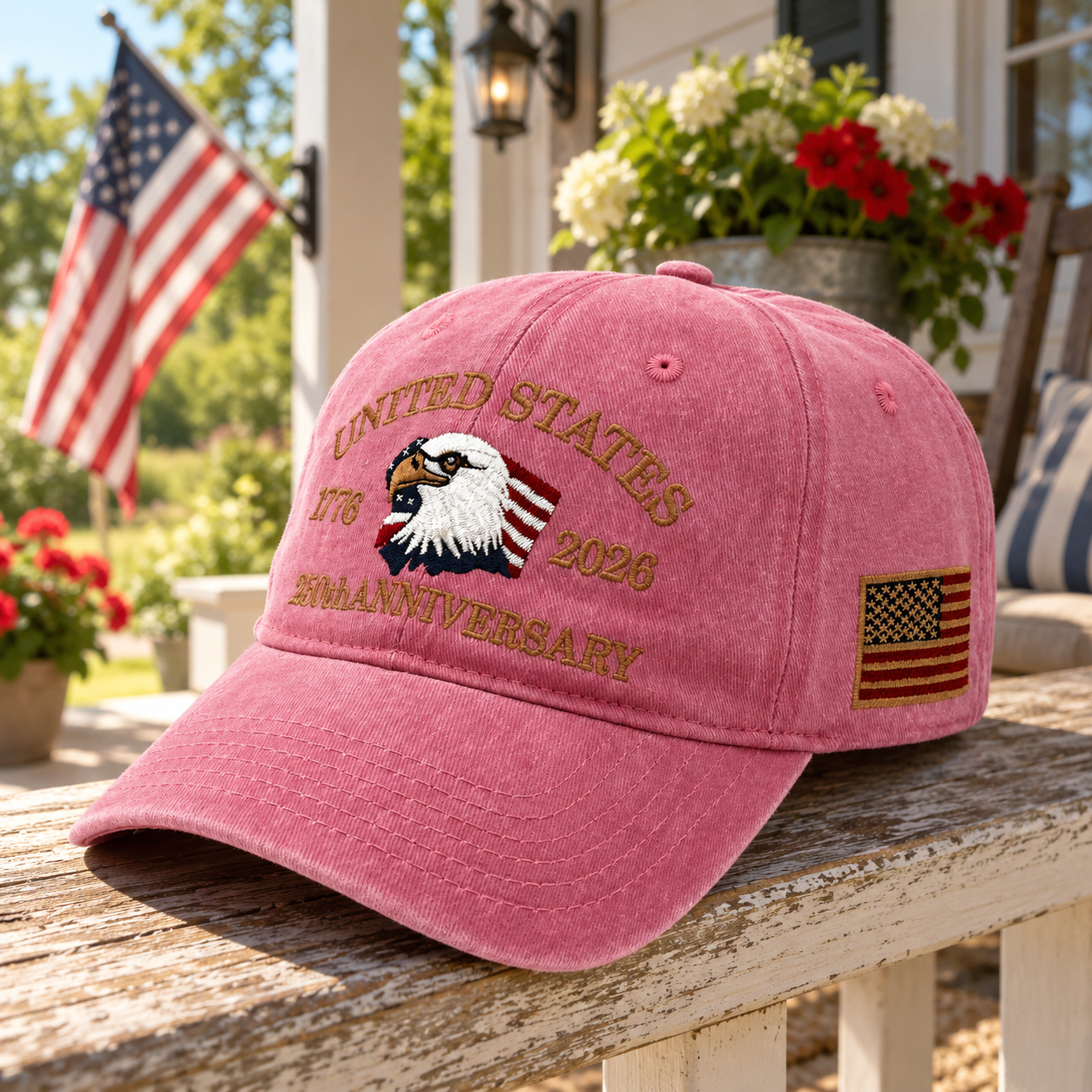 250th Anniversary Eagle Cap – Pink lifestyle