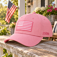 America 250th Flag Cap – Pink lifestyle